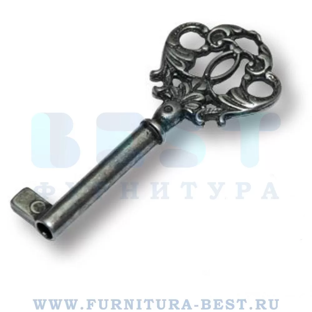 Ключ, 72*30 мм, материал металл, цвет старое серебро, арт. 6135.0035.016 стоимость 190 руб.