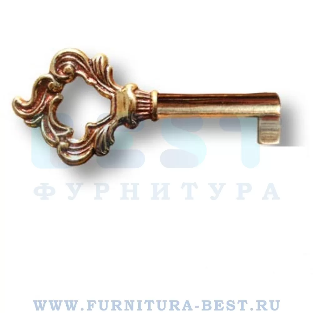Ключ, 81/42*31 мм, материал металл, цвет французское золото, арт. 15.510.42.13 стоимость 280 руб.