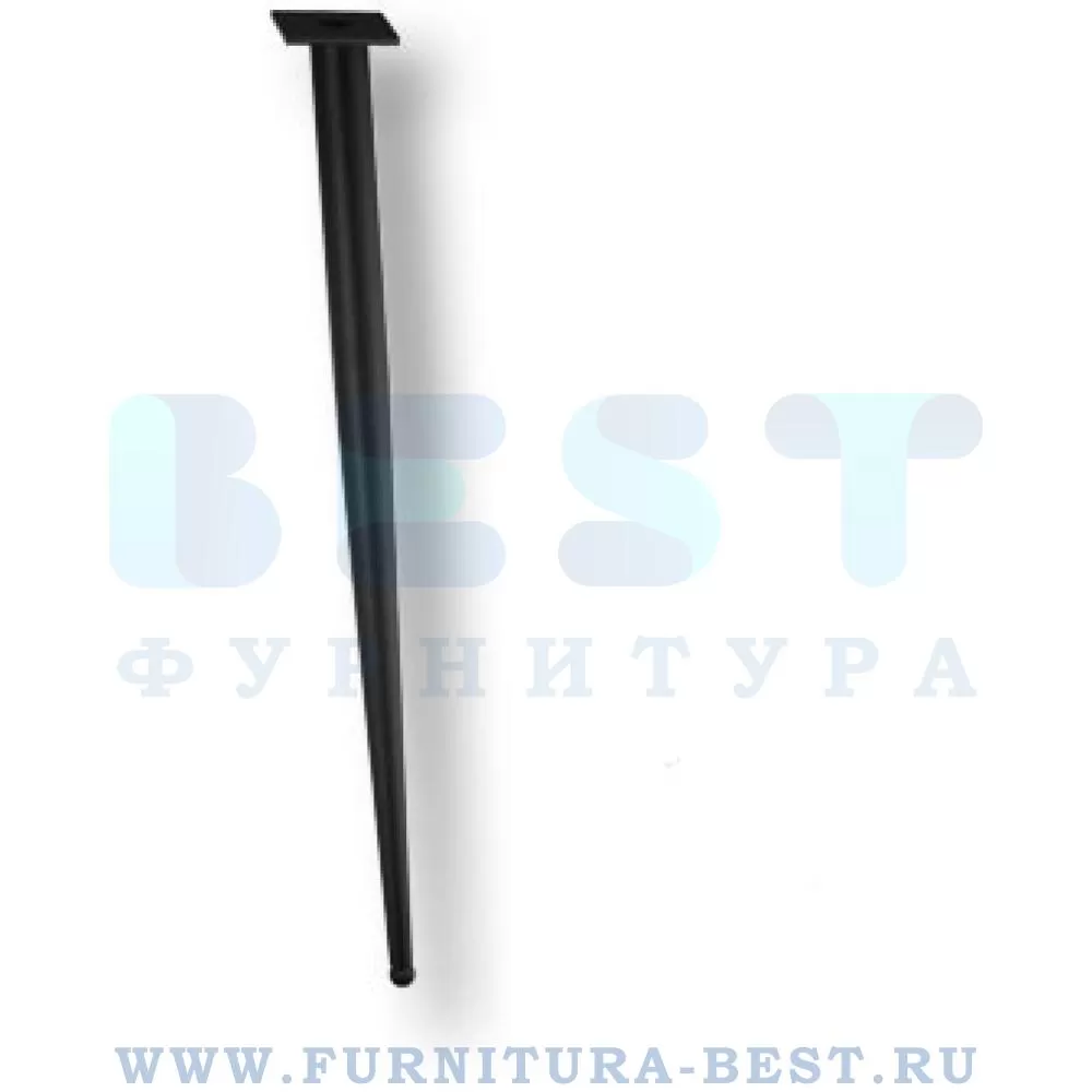 Ножка для мебели BONE, 170*140*710 мм, материал металл, цвет чёрный матовый, арт. 1180 0710 MATT BLACK стоимость 5 620 руб.