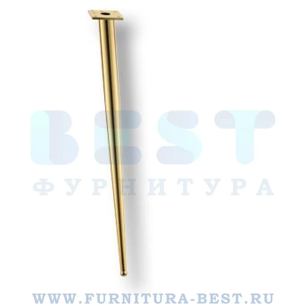 Ножка для мебели BONE, 170*140*710 мм, материал металл, цвет глянцевое золото, арт. 1180 0710 GOLD стоимость 6 610 руб.