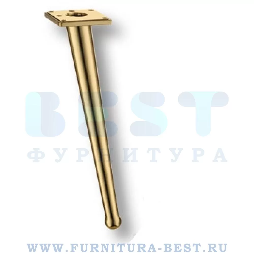 Ножка для мебели BONE, 90*85*250 мм, материал металл, цвет глянцевое золото, арт. 1180 0250 GOLD стоимость 1 830 руб.