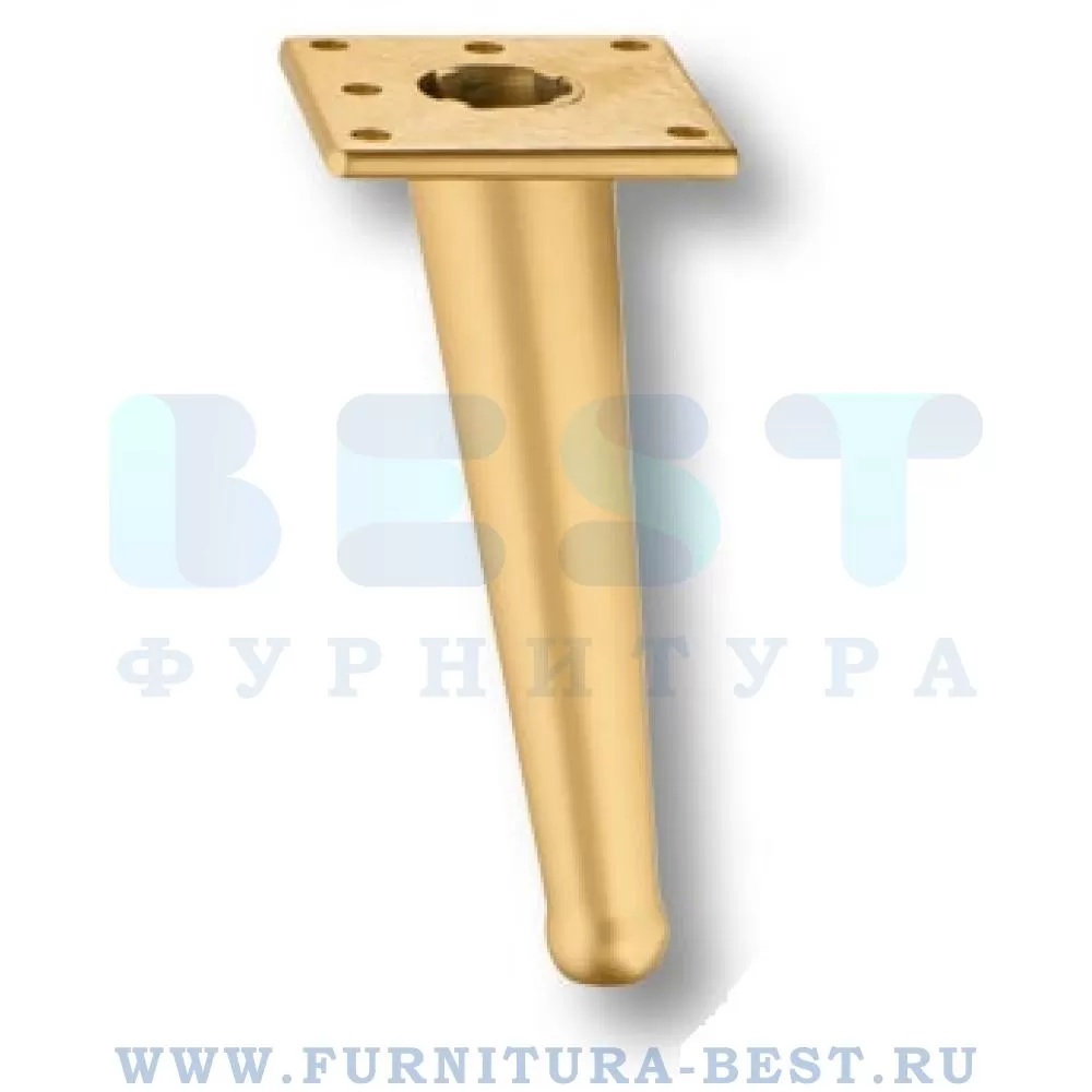 Ножка для мебели BONE, H.140, материал цамак, цвет матовое золото, арт. 1180 0140 GOLD VARAK стоимость 1 115 руб.