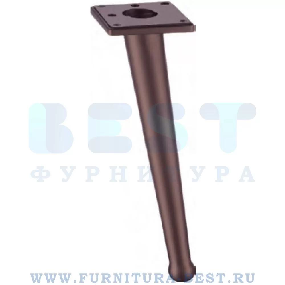 Ножка для мебели BONE, H.250, 90*85*250 мм, материал металл, цвет коричневый, арт. 1180 0250 NOVA BAKIR MAT стоимость 1 285 руб.
