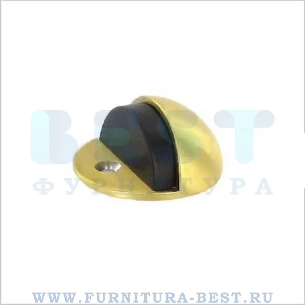 Ограничитель напольный, d=45 мм, материал латунь, цвет золото, арт. 92-OSAT ПОЛУСФЕРА стоимость 1 320 руб.