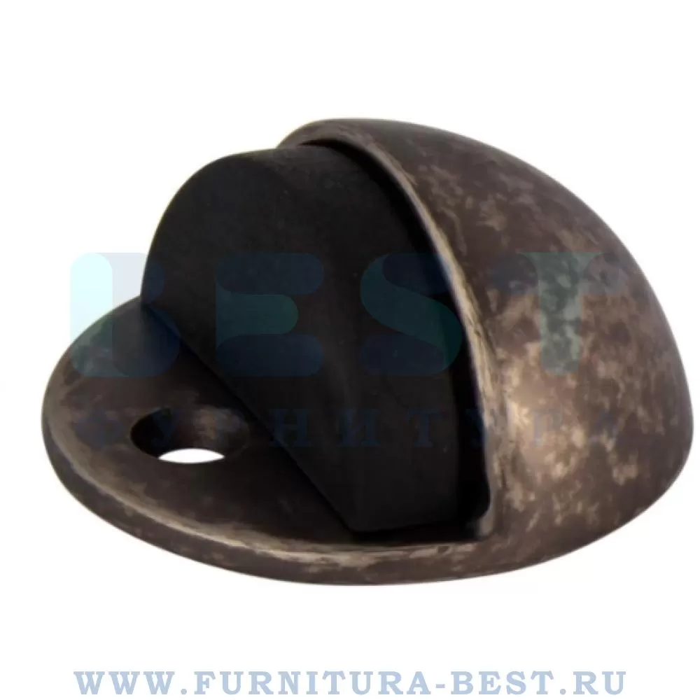 Ограничитель напольный, материал металл, цвет серебро античное, арт. 00-00011915 стоимость 1 320 руб.
