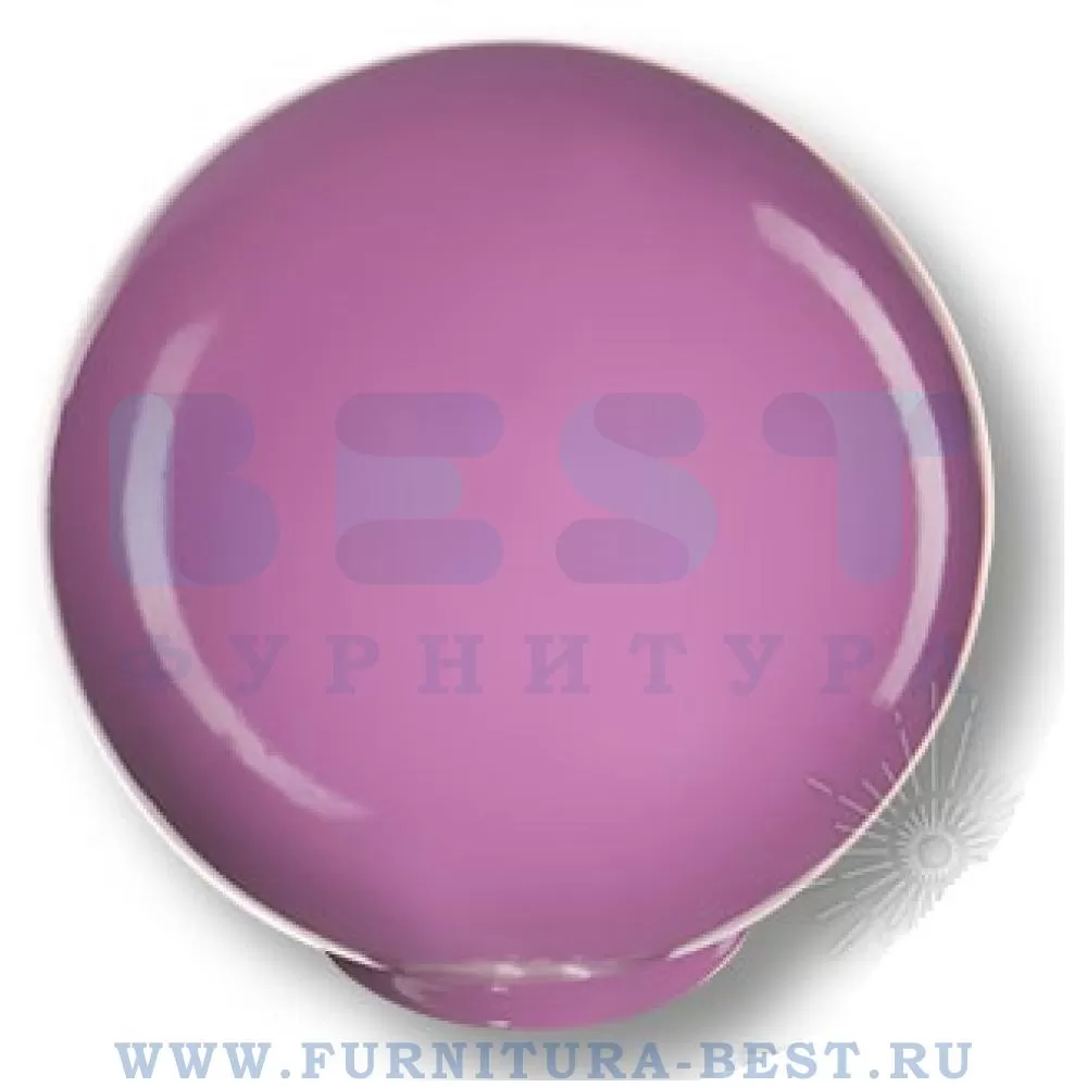 Ручка-кнопка, d=24*26 мм, материал пластик, цвет фиолетовый, арт. 626MO стоимость 135 руб.