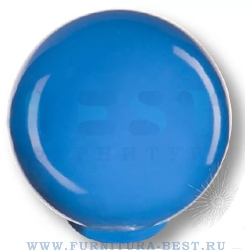 Ручка-кнопка, d=24*26 мм, материал пластик, цвет голубой, арт. 626AZM стоимость 135 руб.