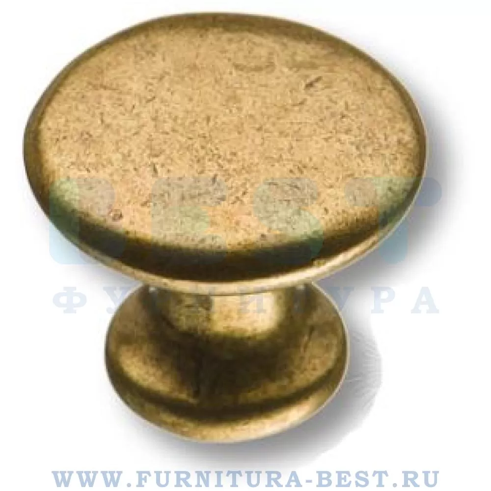 Ручка-кнопка, d=25*21 мм, материал цамак, цвет старая бронза, арт. 49000-22 стоимость 150 руб.