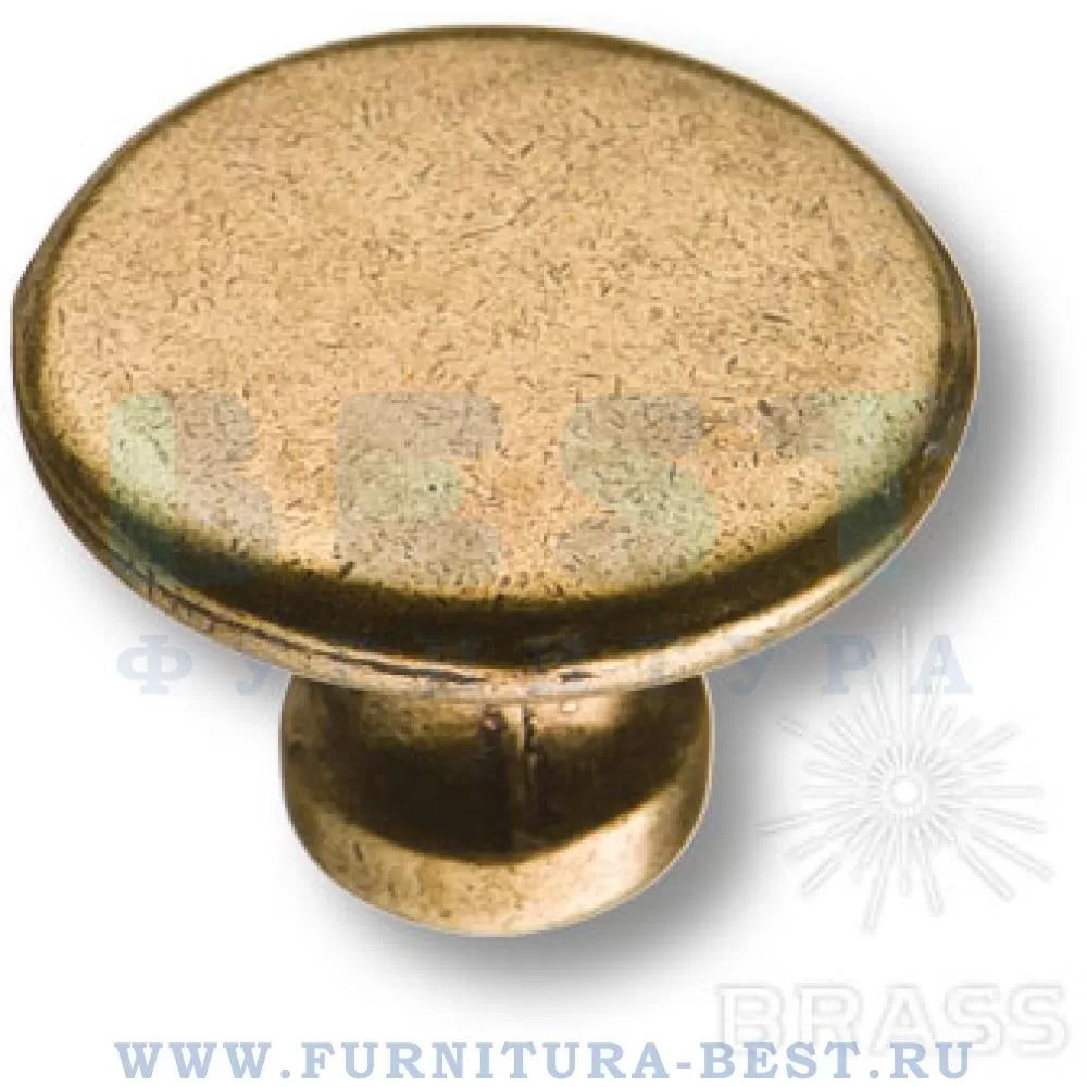Ручка-кнопка, d=32*24 мм, материал цамак, цвет старая бронза, арт. 49200-22 стоимость 175 руб.