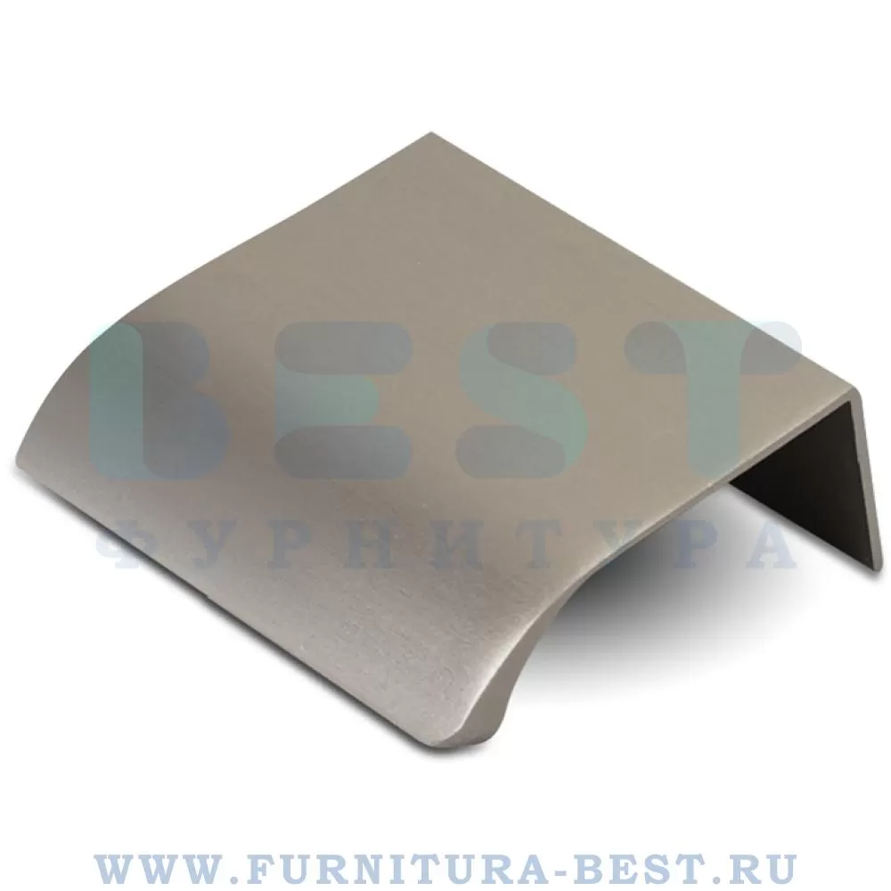 Ручка-профиль 32 мм, материал алюминий, цвет брашированный никель, арт. R6603A.32NNAG стоимость 85 руб.