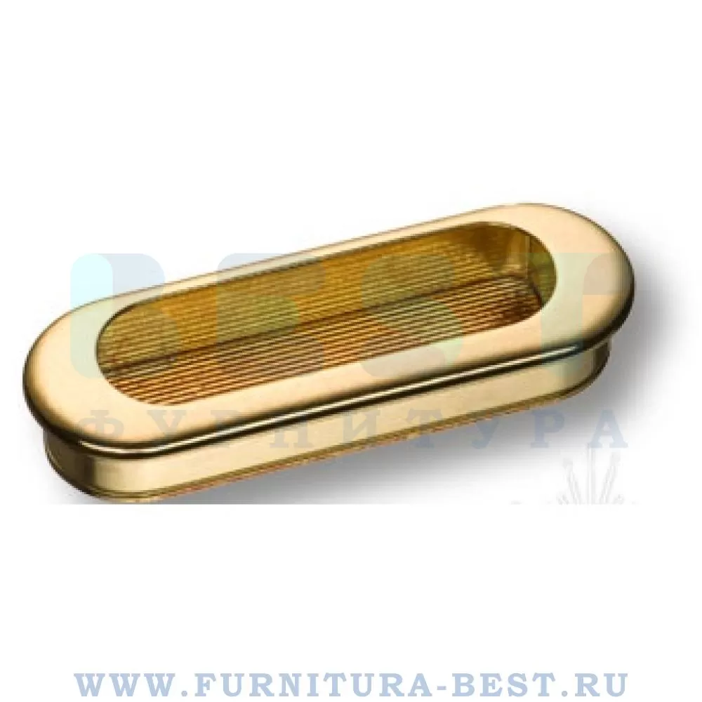 Ручка-врезная 75 мм, материал цамак, цвет французское золото, арт. 15.113.75.13 стоимость 780 руб.
