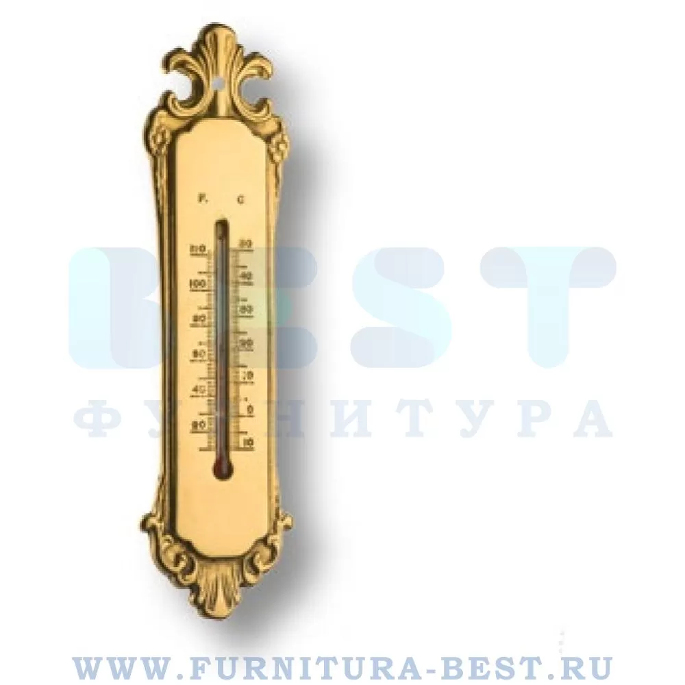Термометр, 215*55 мм, материал латунь, цвет латунь полированная, арт. 14335-B стоимость 1 975 руб.